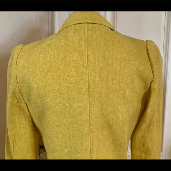 SMYTHE Mildred Linen Blazer, Size 10 - Picture 8 of 12